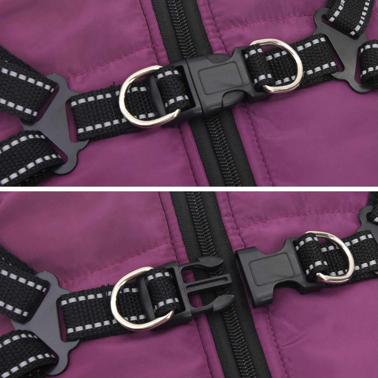 Cappotto per Cani Viola L36 Pile e Poliestere | homemem39