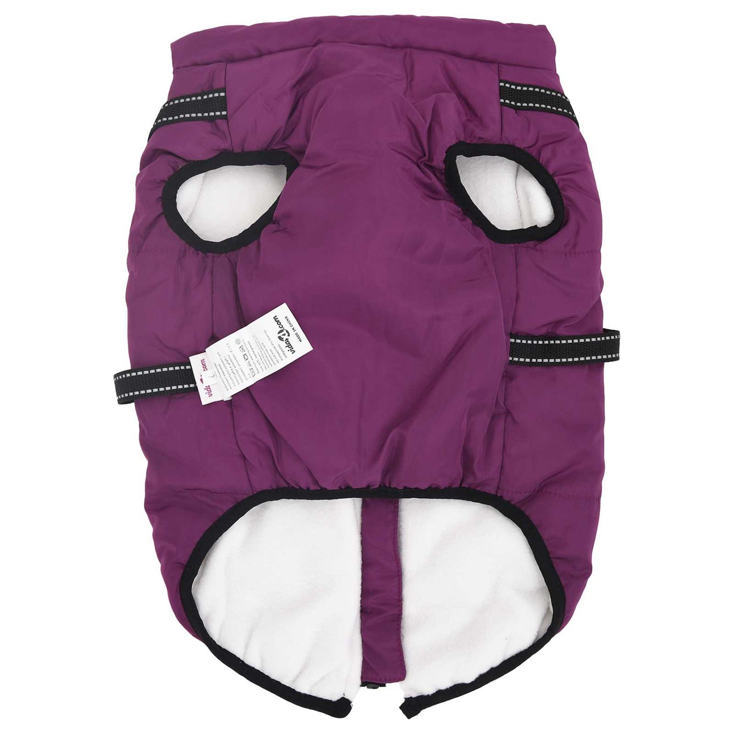 Cappotto per Cani Viola L52 Pile e Poliestere | homemem39