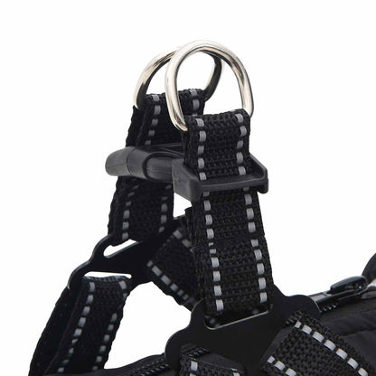 Cappotto per Cani Nero L36 Pile e Poliestere | homemem39