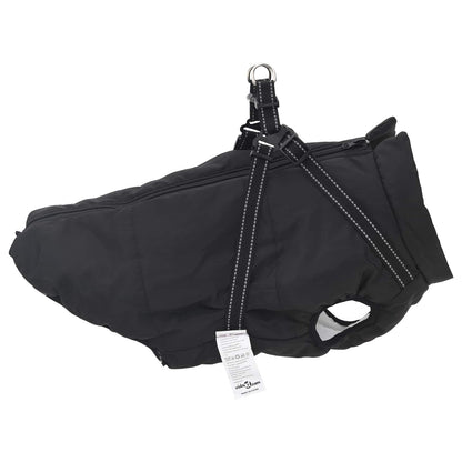 Cappotto per Cani Nero L48 Pile e Poliestere