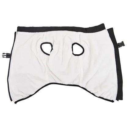 Cappotto per Cani con imbracatura Nero 5XL Pile e Poliestere