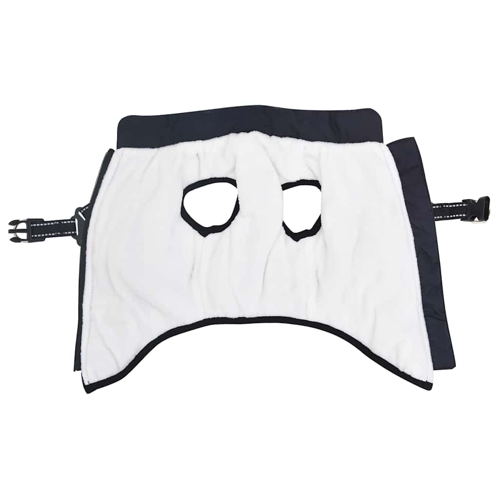 Cappotto per Cani con imbracatura Blu navy M Pile e Poliestere