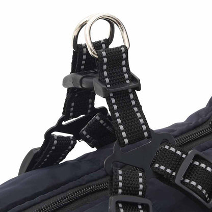 Cappotto per Cani Blu navy 3XL Pile e Poliestere