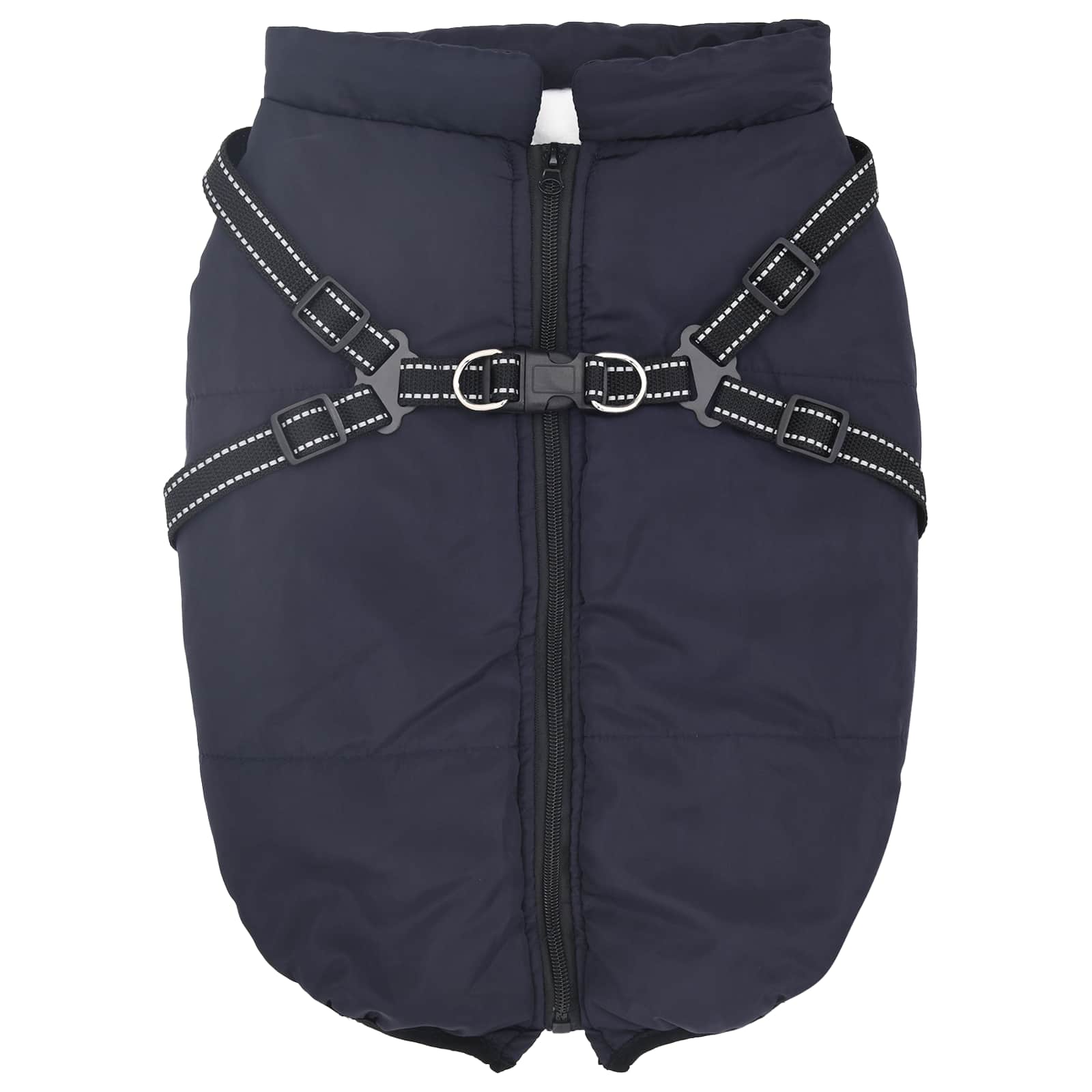 Cappotto per Cani Blu navy L44 Pile e Poliestere | homemem39