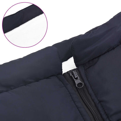 Cappotto per Cani Blu navy L48 Pile e Poliestere | homemem39