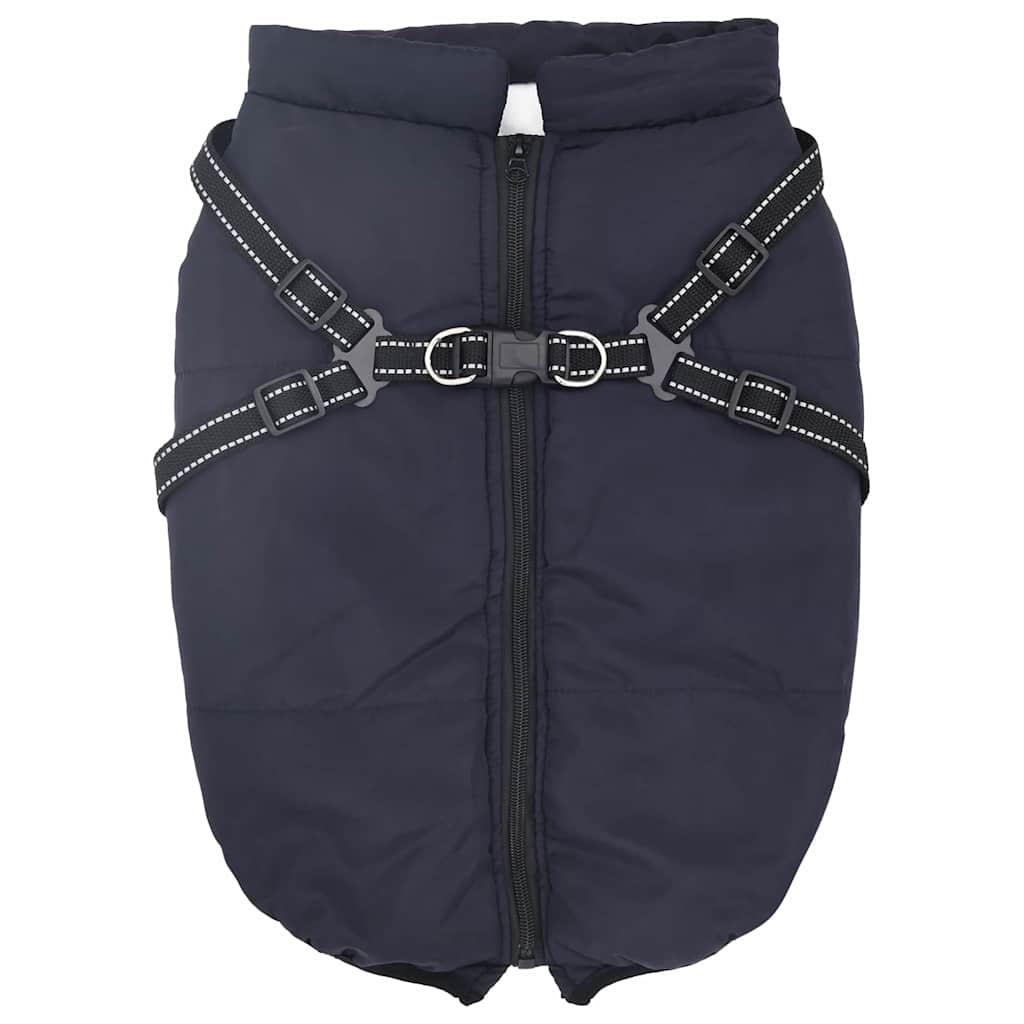 Cappotto per Cani Blu navy 4XL Pile e Poliestere