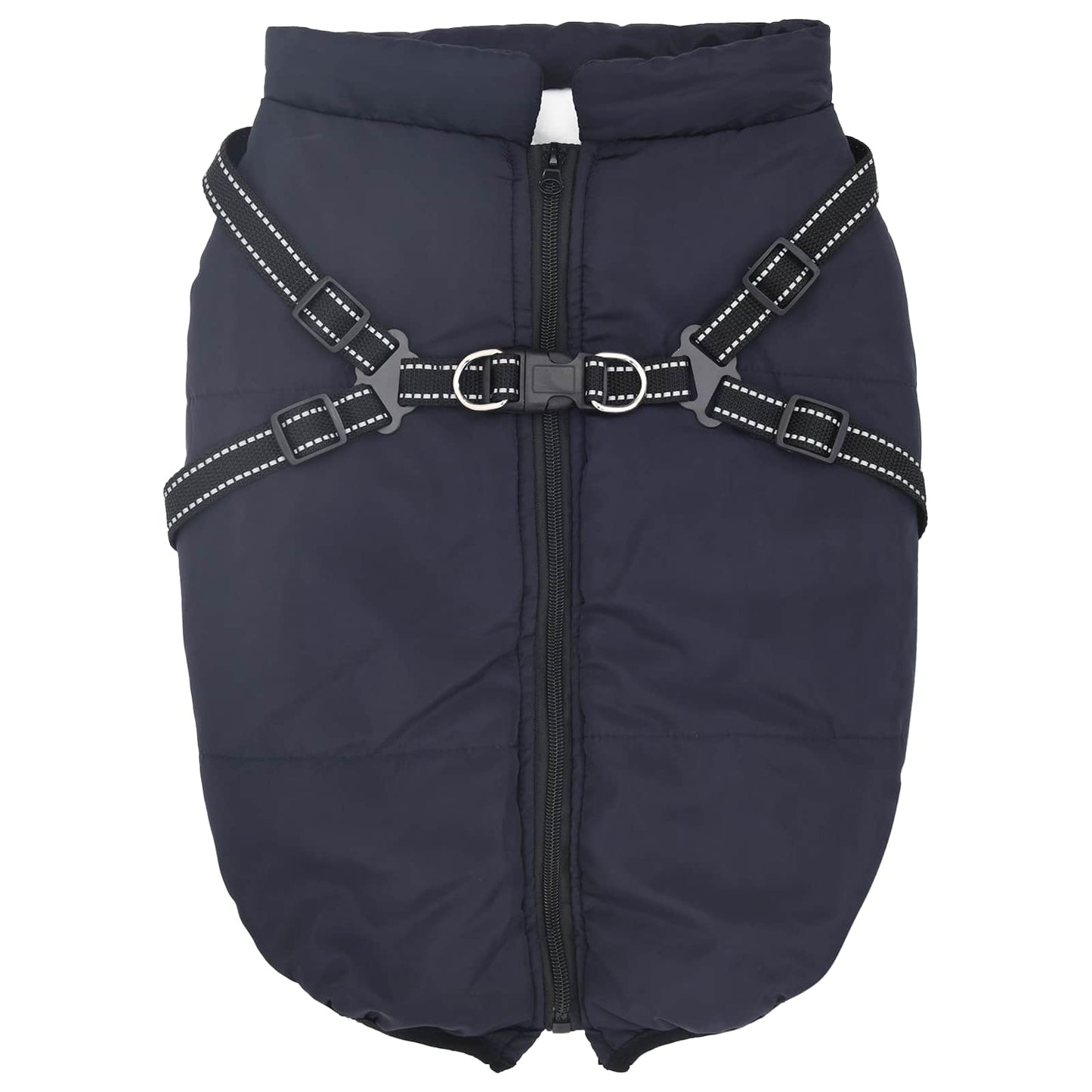 Cappotto per Cani Blu navy L48 Pile e Poliestere | homemem39