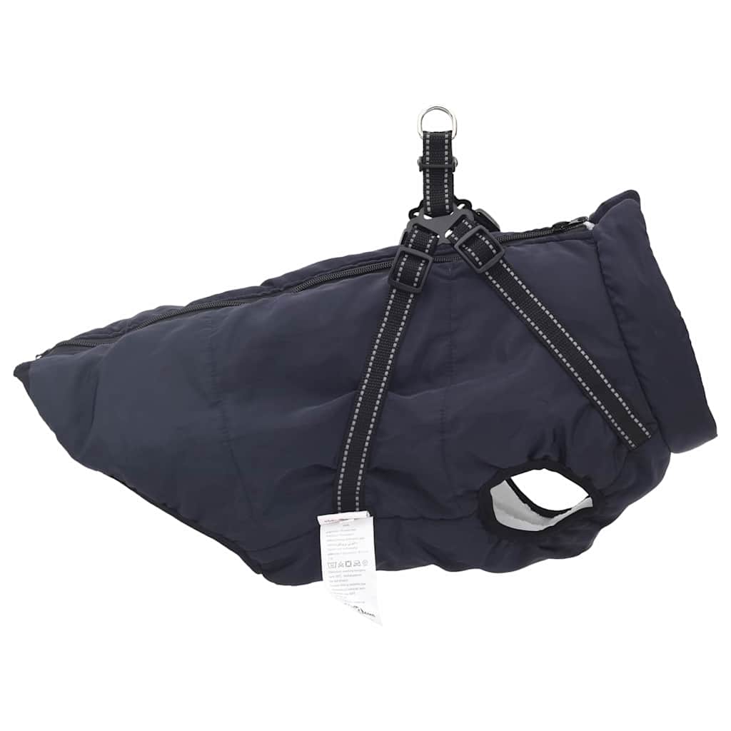 Cappotto per Cani Blu navy 4XL Pile e Poliestere