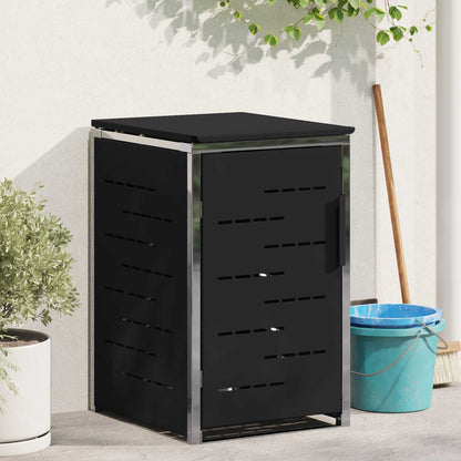 Stoccaggio contenitore a ruote Nero 77,5 x 69 x 112,5 cm | homemem39