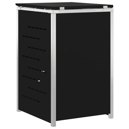 Stoccaggio contenitore a ruote Nero 77,5 x 69 x 112,5 cm | homemem39