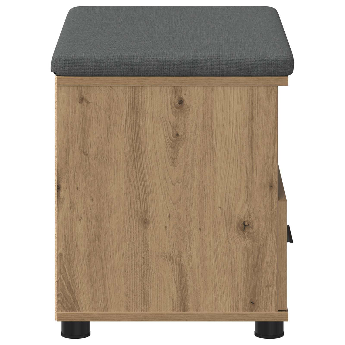Panca per scarpe con cuscino Rovere Artigianale 60 x 38 x 46 cm | homemem39