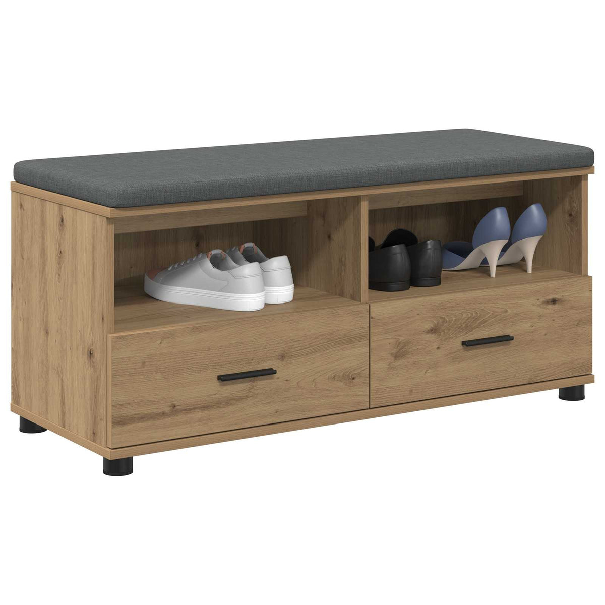Panca per scarpe con cuscino Rovere Artigianale | homemem39