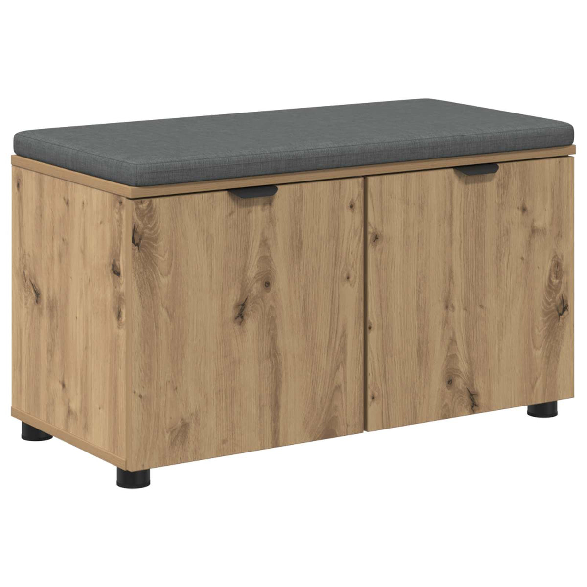 Panca per scarpe con cuscino Rovere Artigianale 80 x 38 x 46 cm