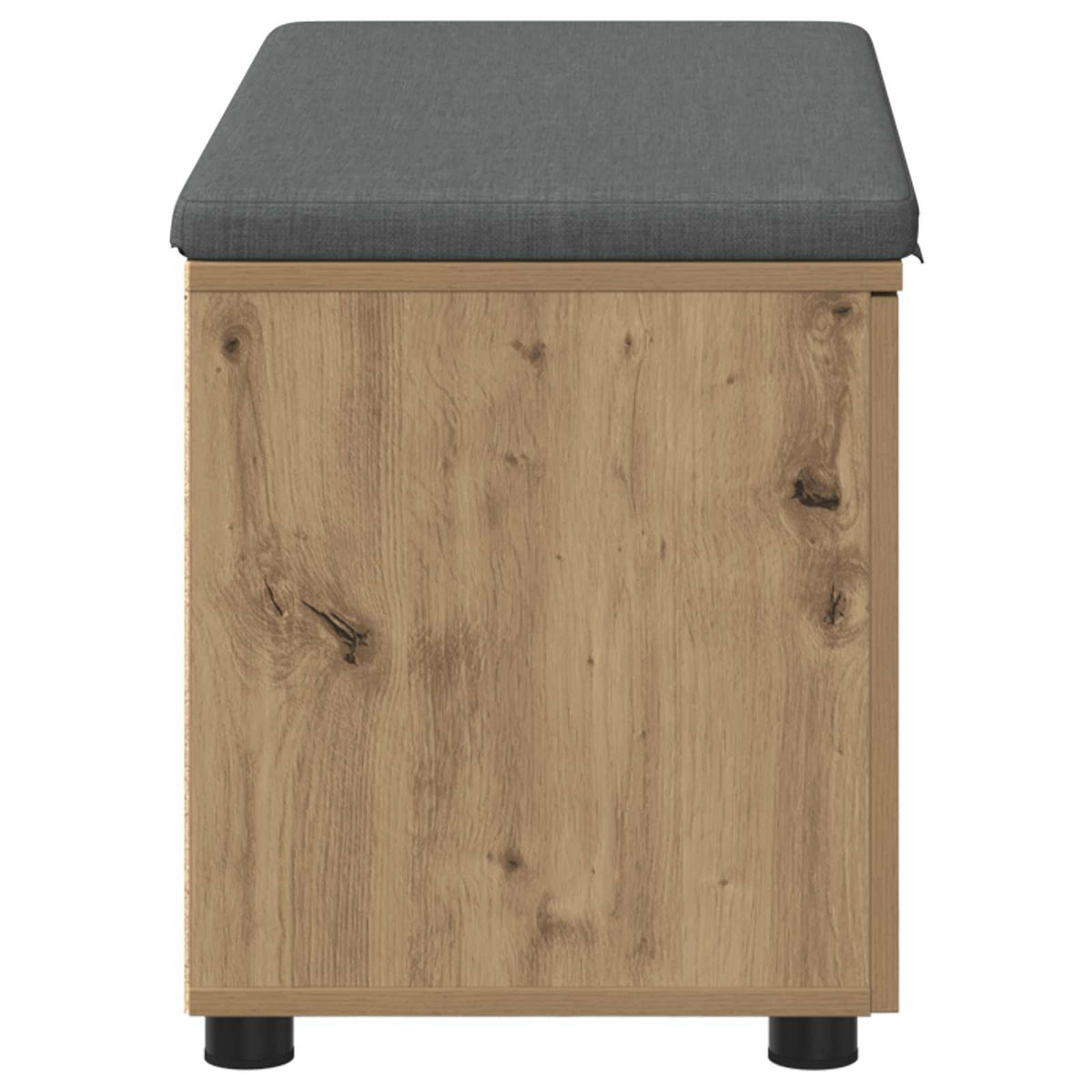 Panca per scarpe con cuscino Rovere Artigianale 80 x 38 x 46 cm | homemem39