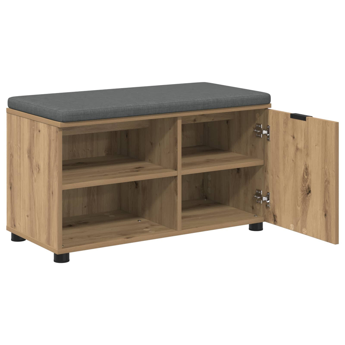 Panca per scarpe con cuscino Rovere Artigianale 80 x 38 x 46 cm