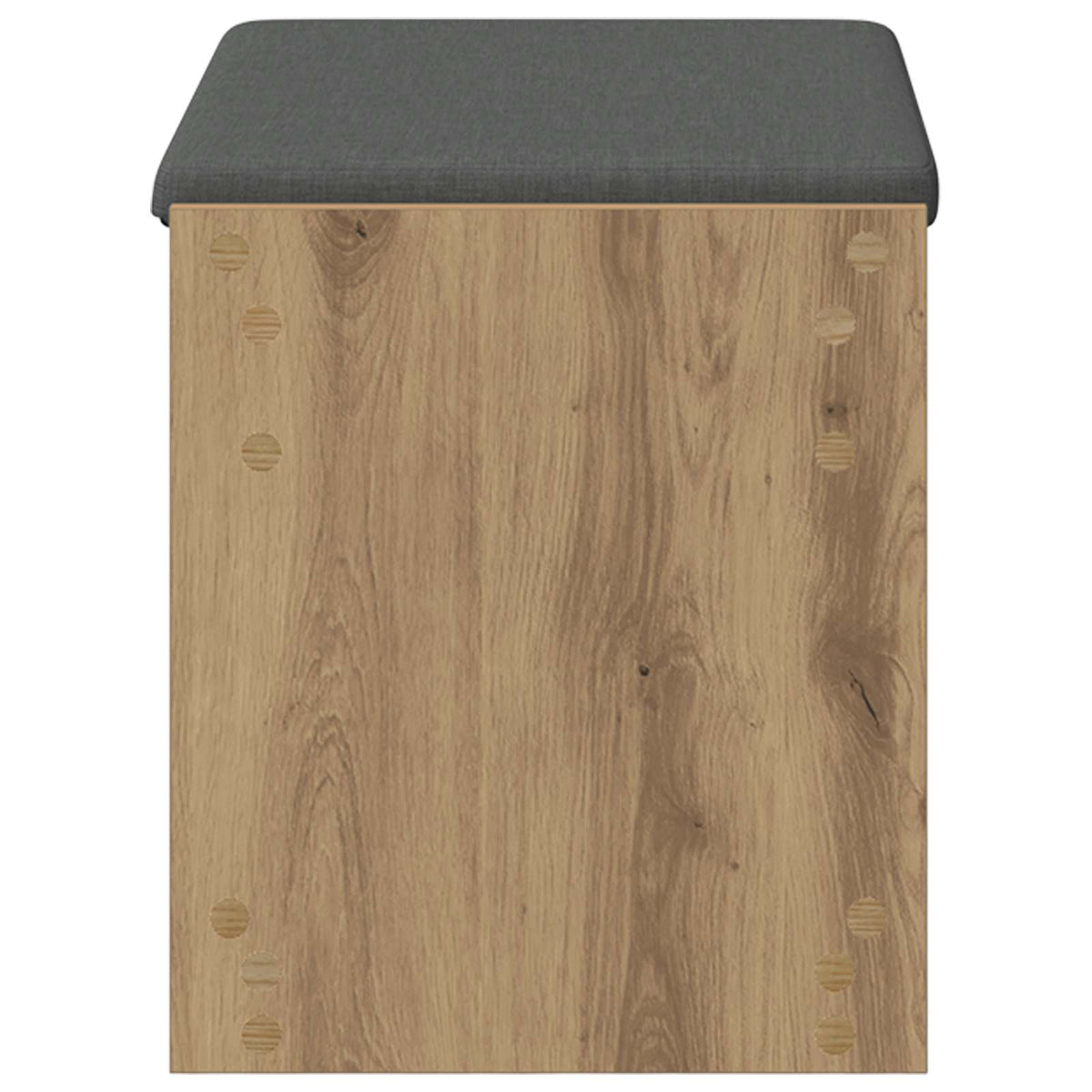 Panca per scarpe con cuscino Rovere Artigianale 63 x 38 x 45 cm | homemem39