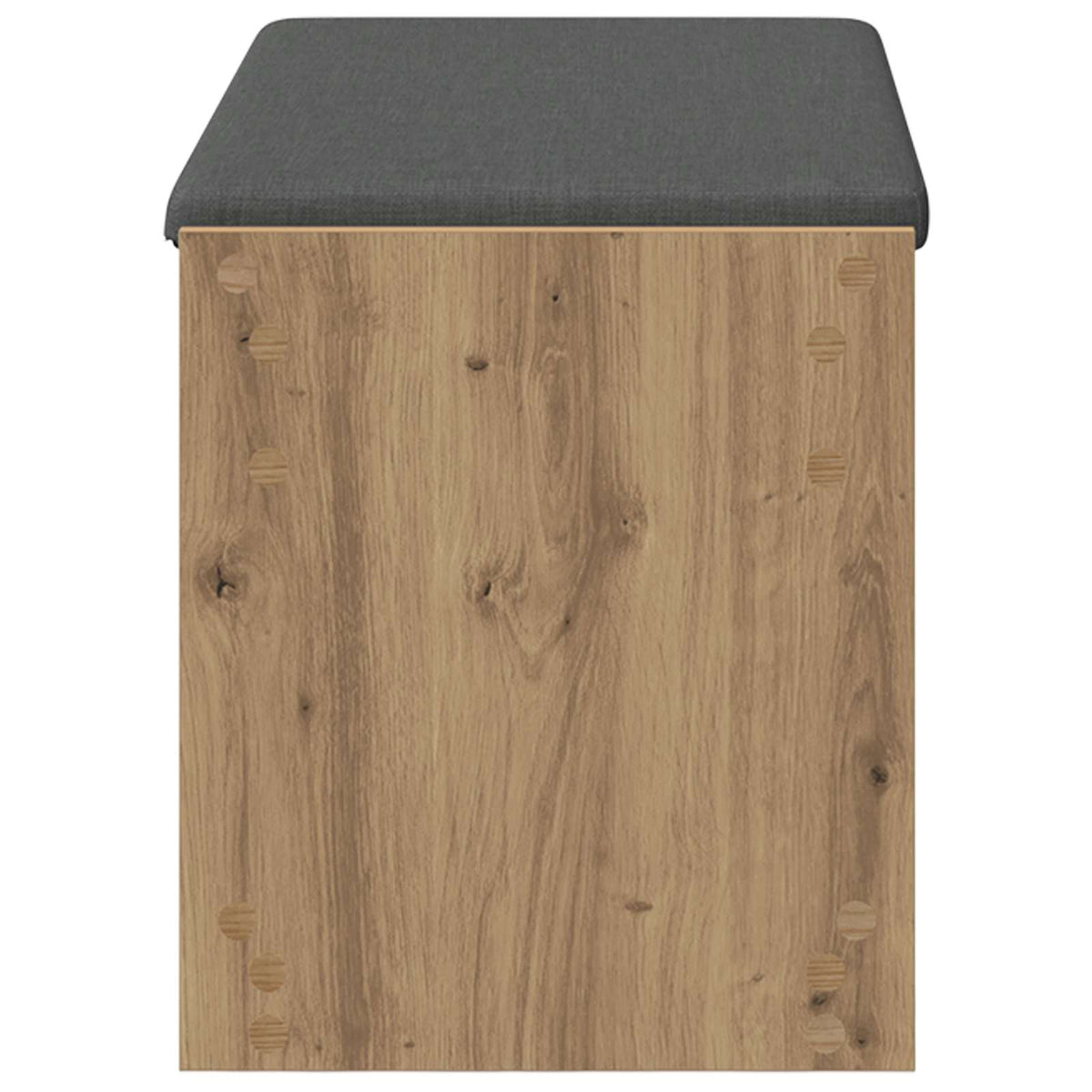 Panca per scarpe con cuscino Rovere Artigianale 83 x 38 x 45 cm | homemem39