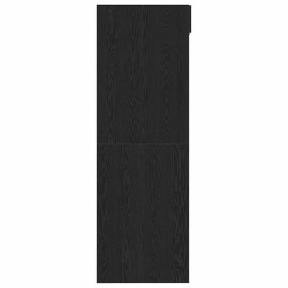 Mobiletto per lavatrice Rovere Nero 67,5 x 68 x 200 cm | homemem39