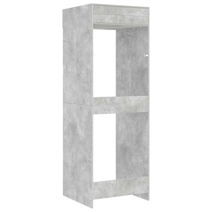 Mobiletto per lavatrice Calcestruzzo 67,5 x 68 x 200 cm | homemem39