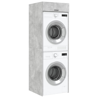 Mobiletto per lavatrice Calcestruzzo 67,5 x 68 x 200 cm