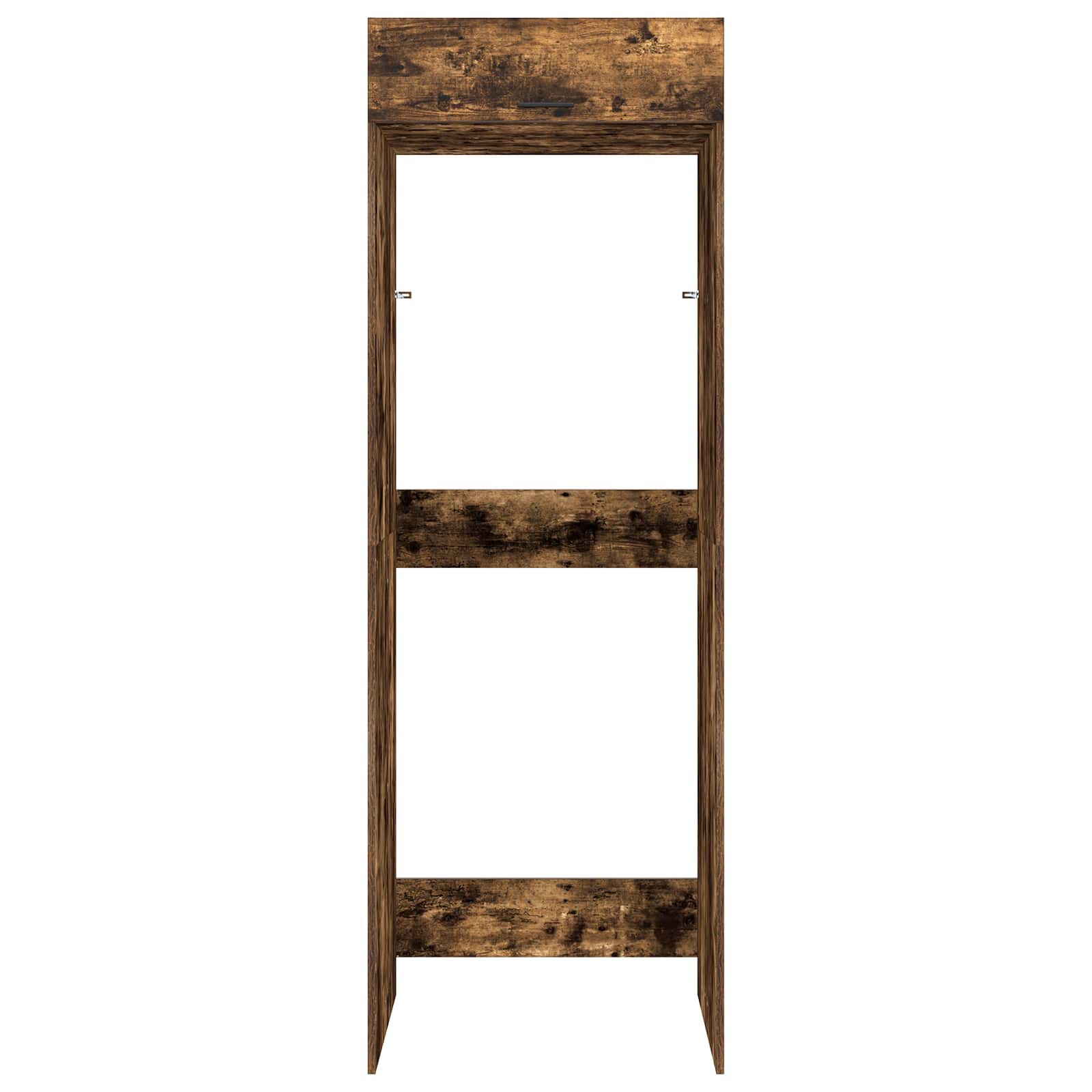 Mobiletto per lavatrice Rovere fumé 67,5 x 68 x 200 cm | homemem39