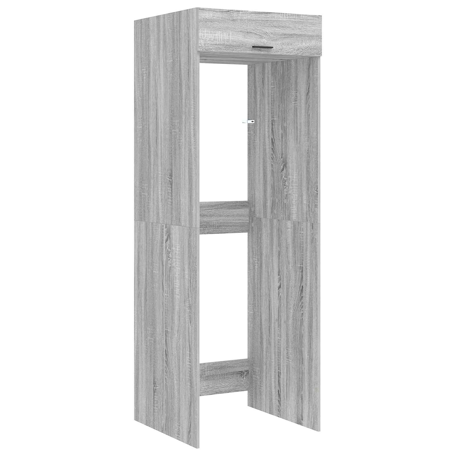 Mobiletto per lavatrice Grigio Sonoma 67,5 x 68 x 200 cm | homemem39