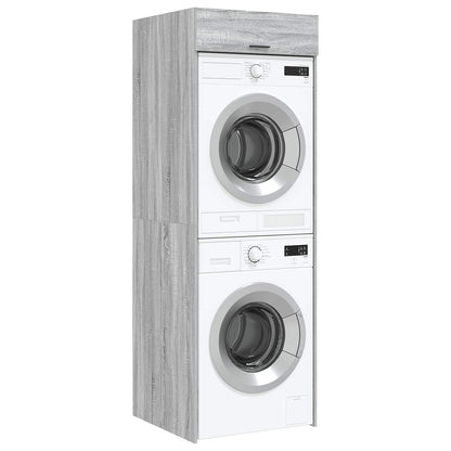 Mobiletto per lavatrice Grigio Sonoma 67,5 x 68 x 200 cm | homemem39