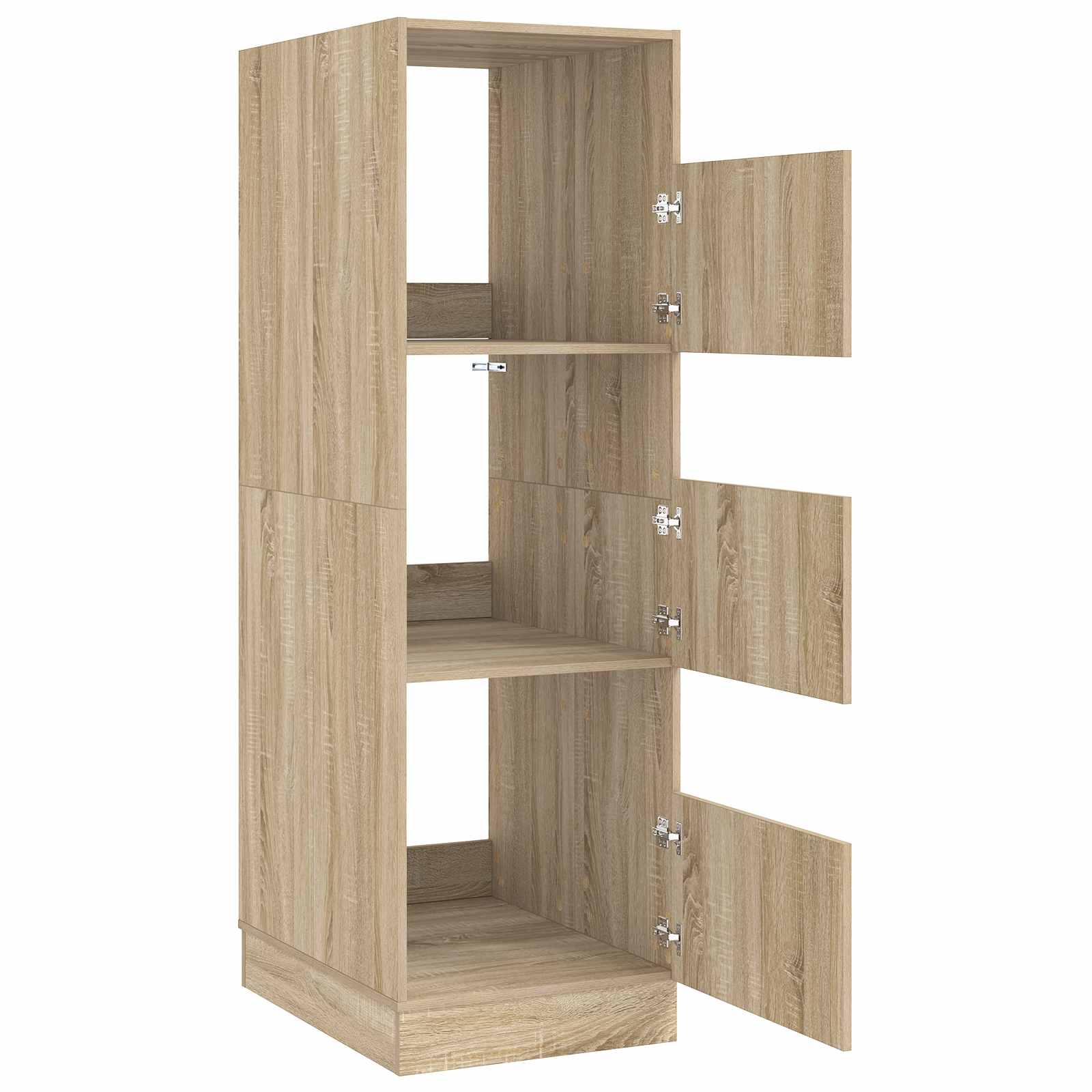 Mobile da lavanderia Sonoma 50 x 68 x 162 cm Legno multistrato | homemem39
