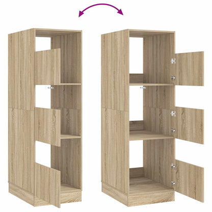 Mobile da lavanderia Sonoma 50 x 68 x 162 cm Legno multistrato | homemem39