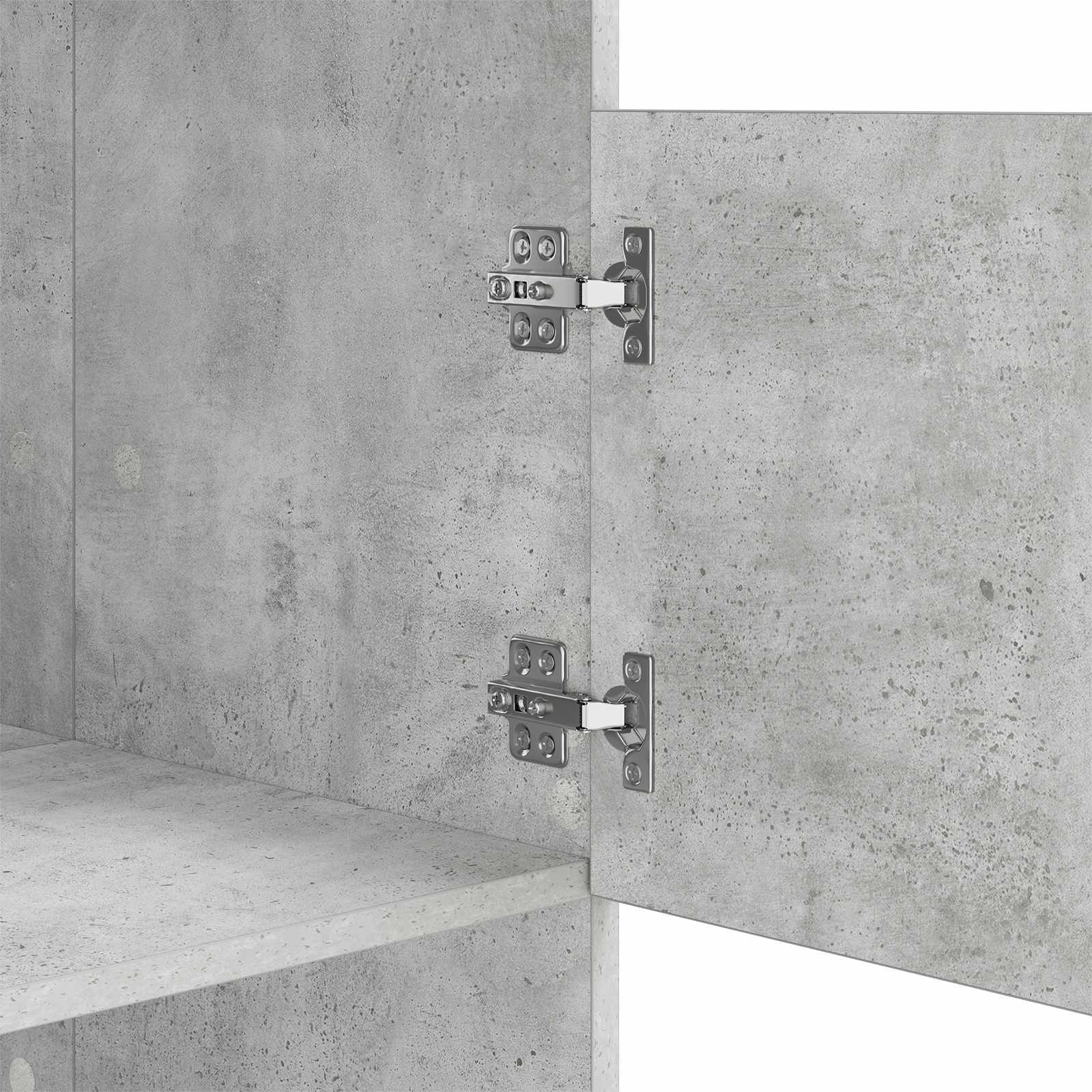 Mobile da lavanderia con porta Calcestruzzo 50 x 68 x 162 cm | homemem39