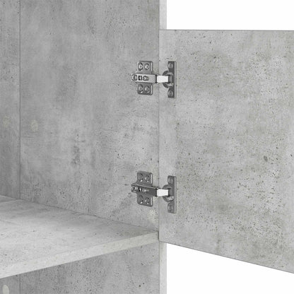 Mobile da lavanderia con porta Calcestruzzo 50 x 68 x 162 cm | homemem39
