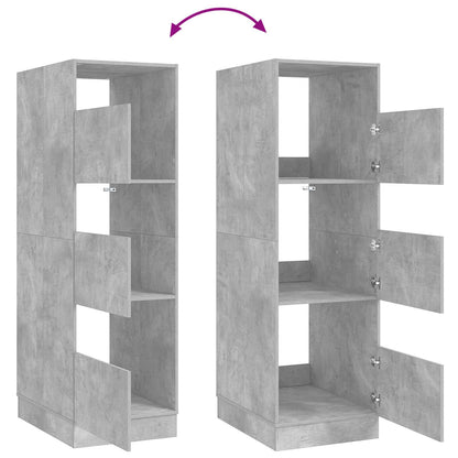 Mobile da lavanderia con porta Calcestruzzo 50 x 68 x 162 cm | homemem39