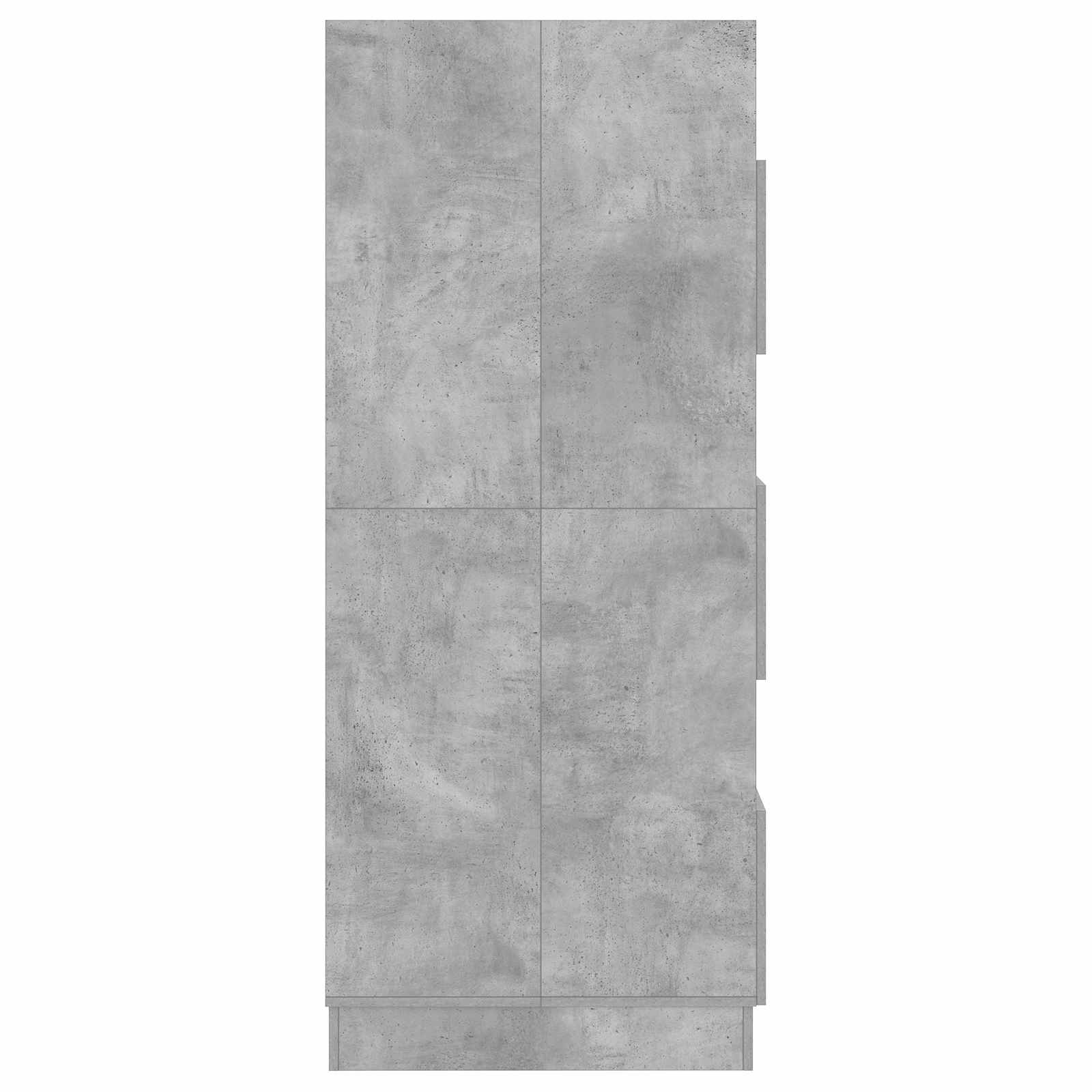 Mobile da lavanderia con porta Calcestruzzo 50 x 68 x 162 cm | homemem39