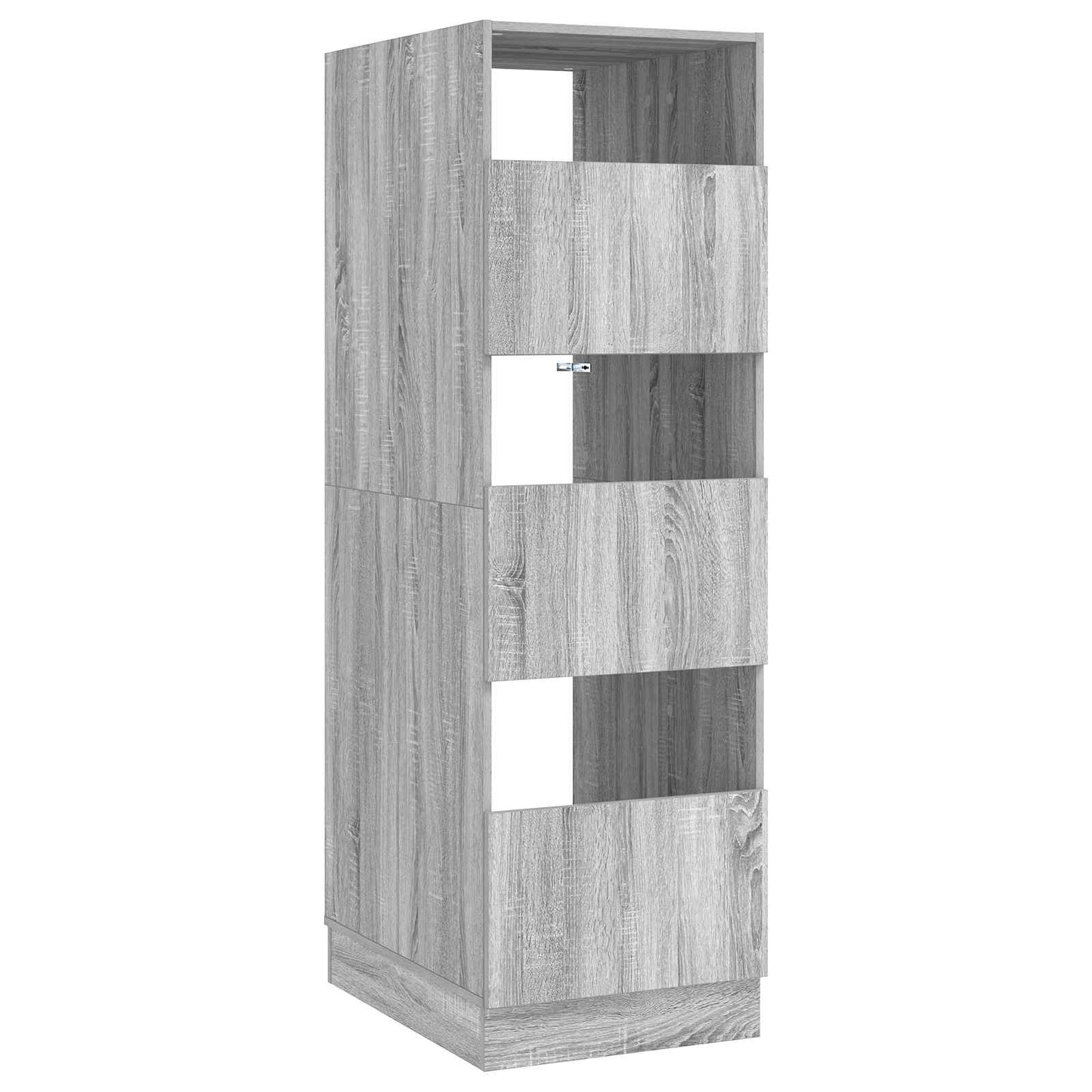 Mobile da lavanderia con porta Grigio Sonoma 50 x 68 x 162 cm | homemem39