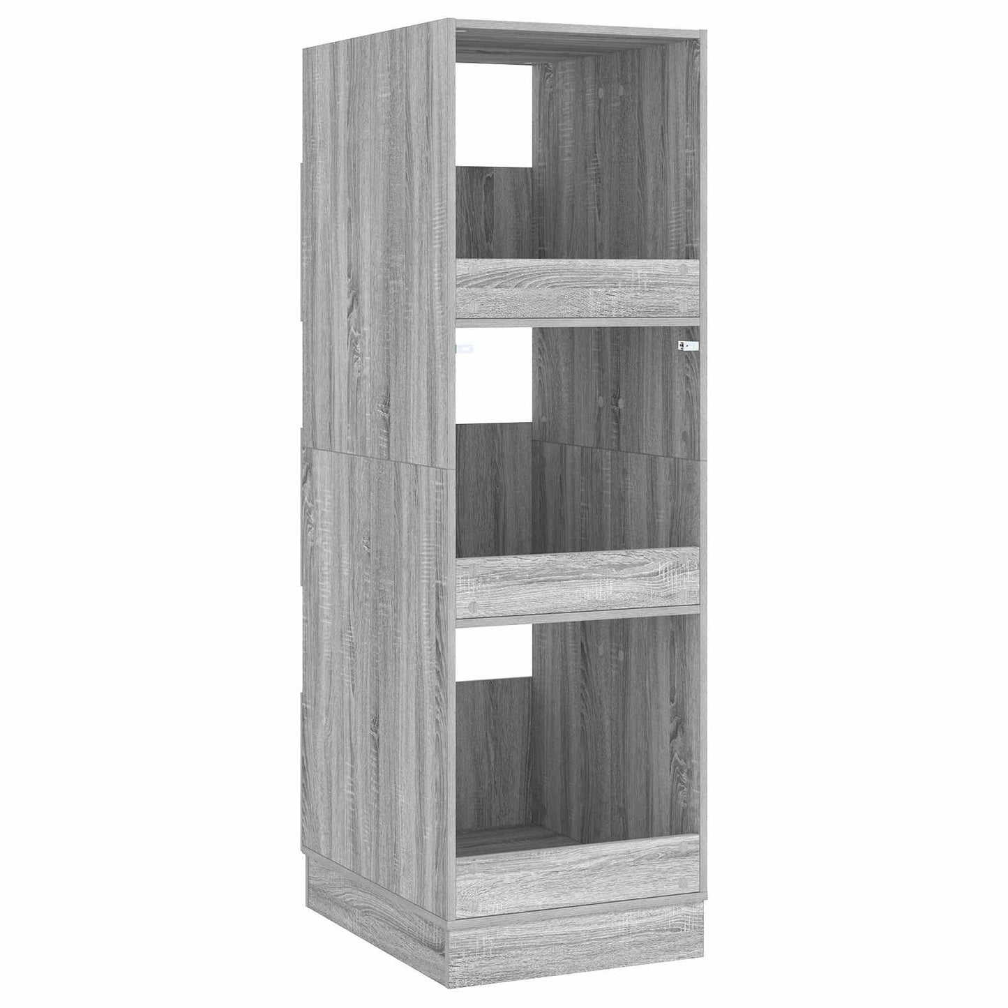 Mobile da lavanderia con porta Grigio Sonoma 50 x 68 x 162 cm | homemem39
