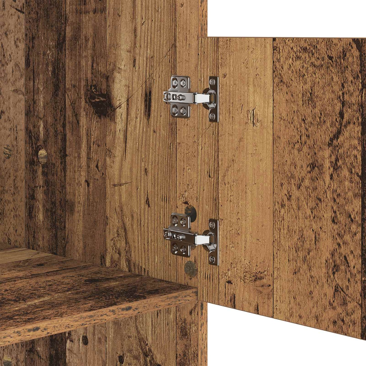 Mobile da lavanderia con porta Legno vecchio Legno multistrato