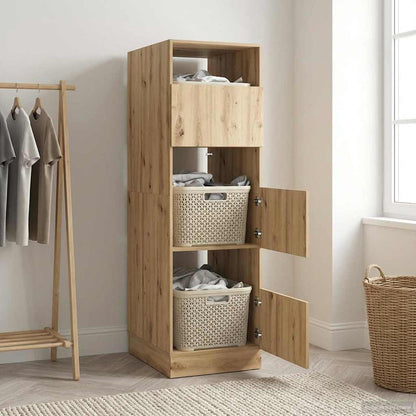 Mobile da lavanderia Rovere artigianale Legno multistrato | homemem39