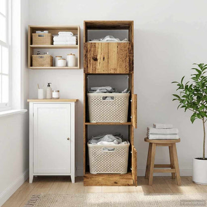 Mobile da lavanderia Rovere artigianale Legno multistrato | homemem39