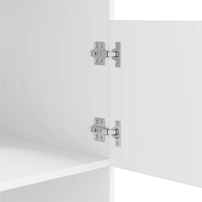 Mobile da lavanderia Bianco 50 x 68 x 102 cm Legno multistrato | homemem39