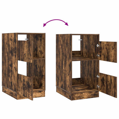 Mobile da lavanderia con porta Rovere fumé 50 x 68 x 102 cm