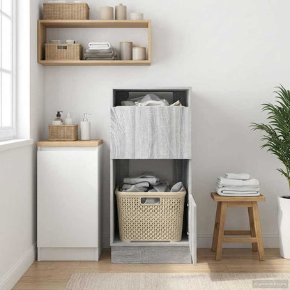 Mobile da lavanderia con porta Grigio Sonoma Legno multistrato