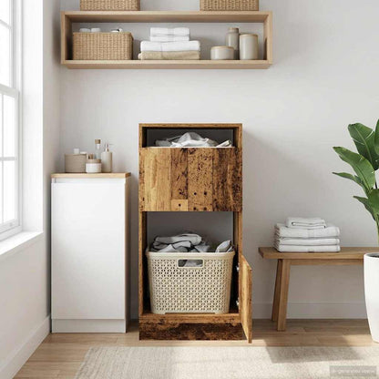 Mobile da lavanderia con porta Legno vecchio 50 x 68 x 102 cm | homemem39