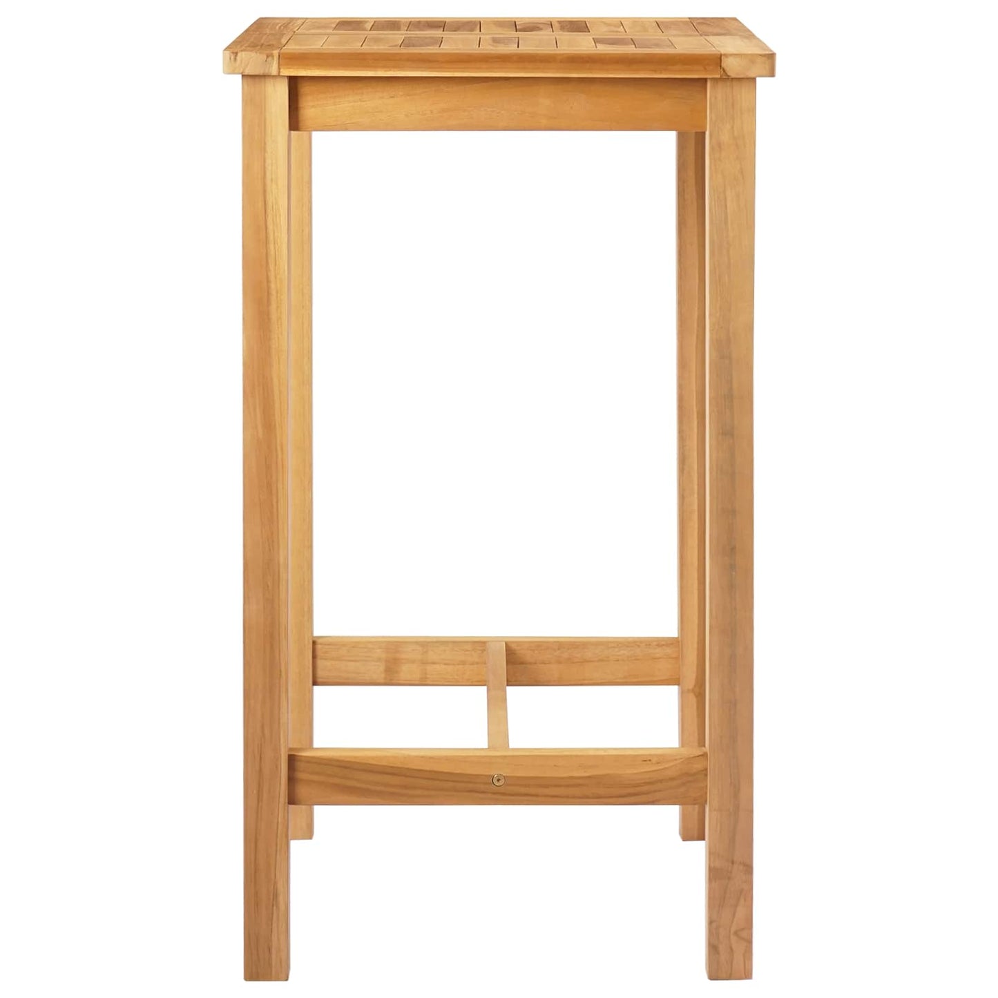 Tavolo da bar Naturale 60 x 60 x 105 cm Teak massello