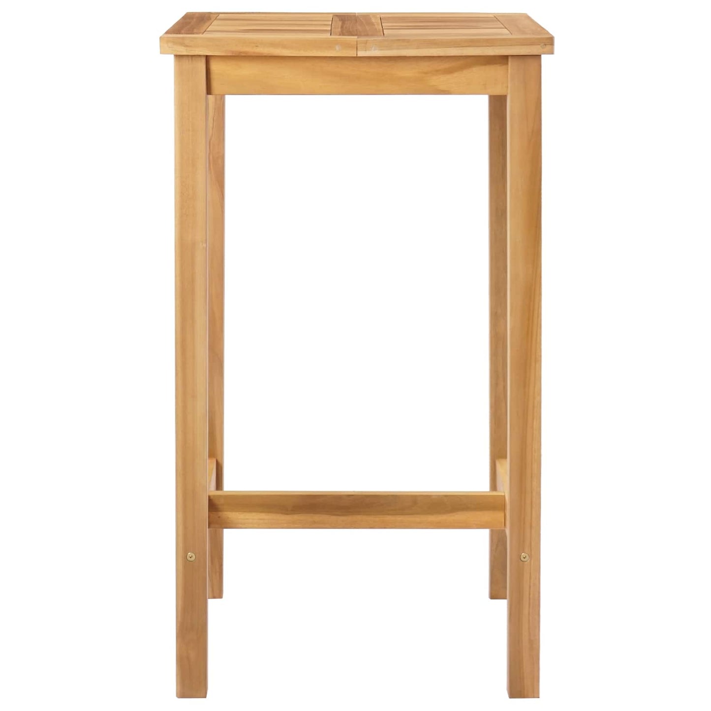 Tavolo da bar Naturale 60 x 60 x 105 cm Teak massello | homemem39