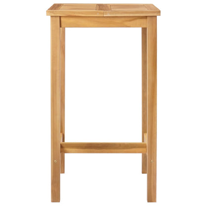Tavolo da bar Naturale 60 x 60 x 105 cm Teak massello | homemem39