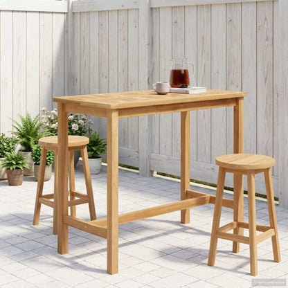 Tavolo da bar Naturale 110 x 60 x 105 cm Teak massello