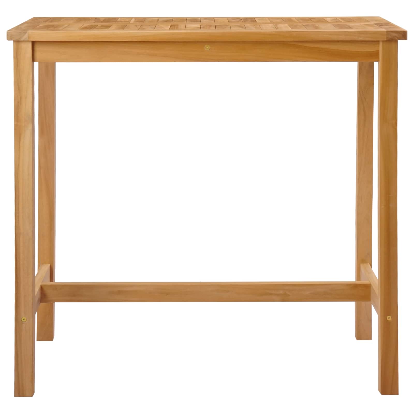 Tavolo da bar Naturale 110 x 60 x 105 cm Teak massello | homemem39