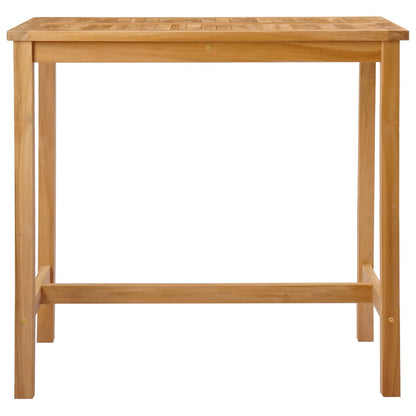 Tavolo da bar Naturale 110 x 60 x 105 cm Teak massello