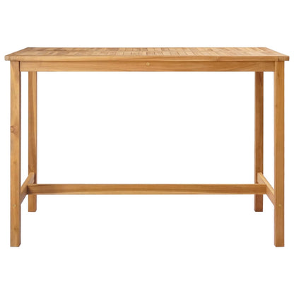 Tavolo da bar Naturale 150 x 75 x 105 cm Legno di teak solido | homemem39