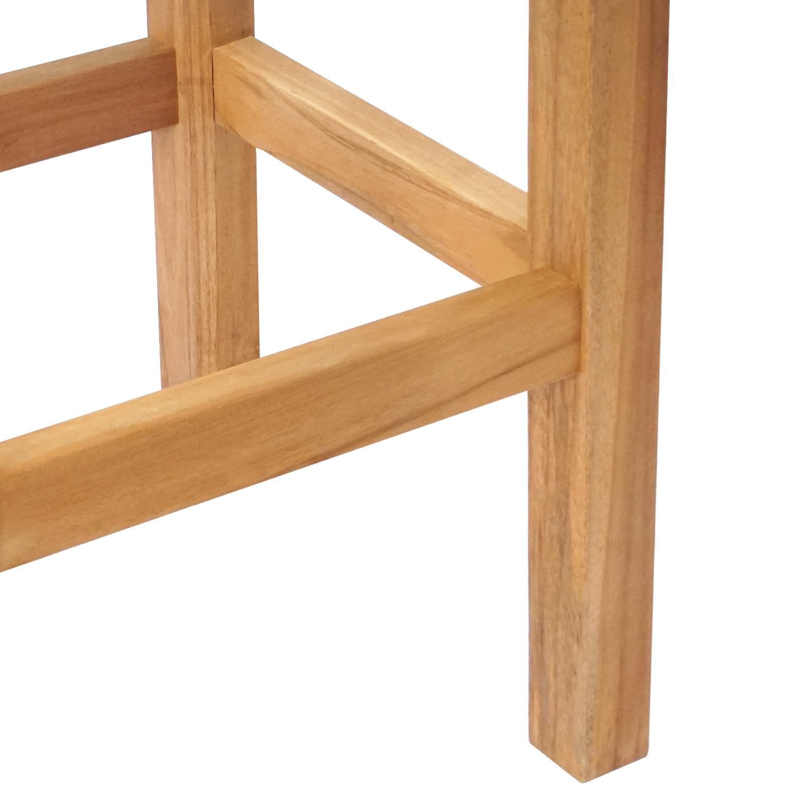 Sgabello da bar 2 pcs Marrone Legno di teak solido | homemem39